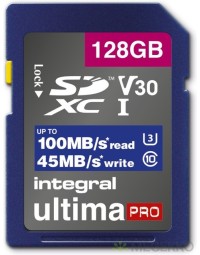 Geheugenkaart integral sdhc-xc 128gb