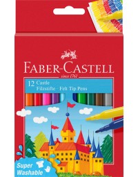 Kleurstift faber-castell assorti set à 12 stuks