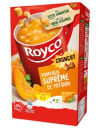 Soep royco pompoen supreme met croutons 20 zakjes