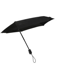 Stormparaplu stormini® aërodynomisch opvouwbaar windproof 90 cm zwart