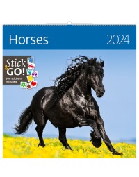 Kalender 2024 helma 365 30x30cm paarden