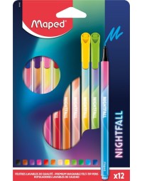 Viltstift maped nightfall set á 12 kleuren
