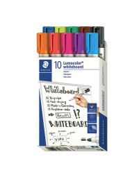 Viltstift staedtler lumocolor 351 whiteboard set à 10 stuks assorti