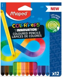 Kleurpotlood maped color'peps infinity doos à 12 kleuren