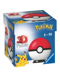 3d puzzel ravensburger pokemon pokeball 54 stuks