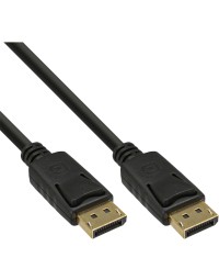 Kabel inline displayport 4k60hz m-m 1.5 meter zwart