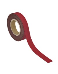 Magneetband maul beschrijf- wisbaar 10mx30mmx1mm rood