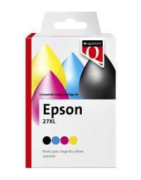 Inktcartridge quantore alternatief tbv epson 27xl zwart+3kleur