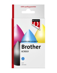 Inktcartridge quantore alternatief tbv brother lc3213 blauw