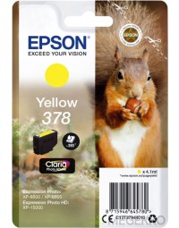 Inktcartridge epson 378 t3784 geel