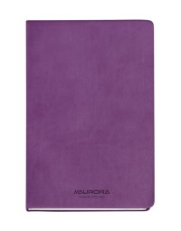 Notitieboek aurora capri a5 192blz lijn 80gr violet