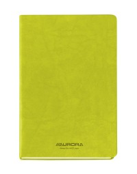 Notitieboek aurora capri a5 192blz lijn 80gr groen