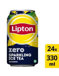 Frisdrank lipton ice tea sparkling zero blik 330ml