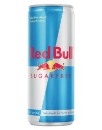 Energiedrank red bull sugarfree blik 250 ml