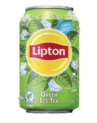 Frisdrank lipton ice tea green blik 330ml