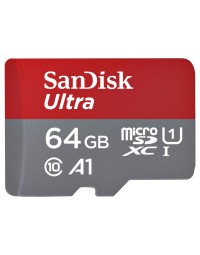 Geheugenkaart sandisk microsdxc ultra 64gb (140mb/s c10 - sda uhs-i)