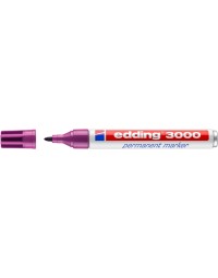 Viltstift edding 3000 rond 1.5-3mm rood violet