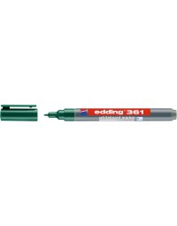 Viltstift edding 361 whiteboard rond groen 1mm