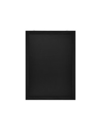 Krijtbord europel met lijst 60x84cm zwart