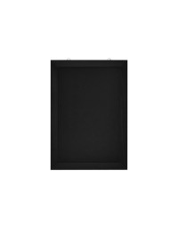 Krijtbord europel met lijst 42x60cm zwart