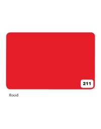 Etalagekarton folia 1-zijdig 48x68cm 380gr nr211 rood