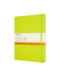 Notitieboek moleskine xl 190x250mm lijn hard cover lemon green