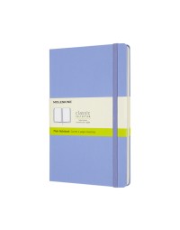 Notitieboek moleskine large 130x210mm blanco hard cover hydrangea blue