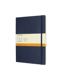 Notitieboek moleskine xl 190x250mm lijn soft cover sapphire blue
