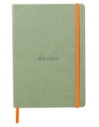 Notitieboek rhodia a5 lijn 80 vel 90gr celadon