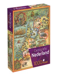 Puzzel cartografie nederland 1000 stukjes