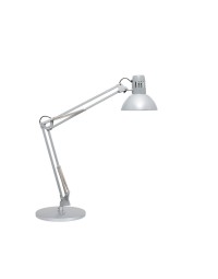 Bureaulamp maul study voet excl.led lamp e27 zilver