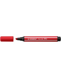 Viltstift stabilo pen 68/48 max karmijnrood