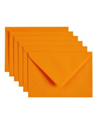 Envelop papicolor c6 114x162mm oranje