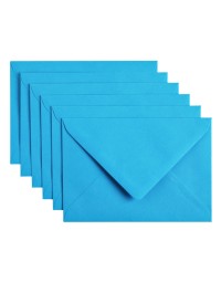 Envelop papicolor c6 114x162mm hemelsblauw