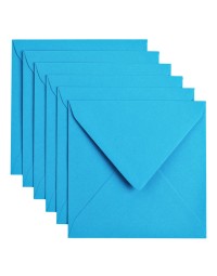 Envelop papicolor 140x140mm hemelsblauw
