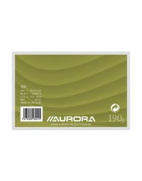 Systeemkaart aurora 150x100mm blanco 190gr wit