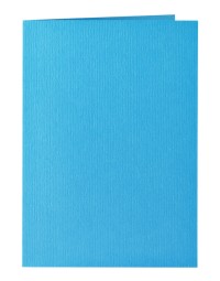 Correspondentiekaart papicolor dubbel 105x148mm hemelsblauw pak à 6 stuks
