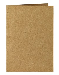 Correspondentiekaart papicolor dubbel 105x148mm bruin pak à 6 stuks