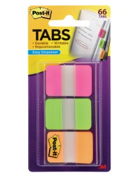 Indextabs 3m post-it 686 25x38mm strong assorti