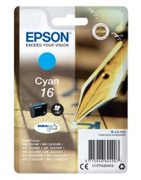 Inktcartridge epson 16 t1622 blauw