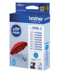 Inktcartridge brother lc-225xlc blauw