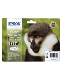 Inktcartridge epson t0895 zwart + 3 kleuren