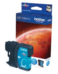 Inktcartridge brother lc-1100hyc blauw