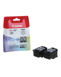 Inktcartridge canon pg-510 + cl-511 zwart + kleur