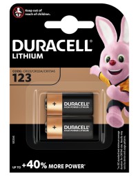 Batterij duracell 2xcr123 high power lithium