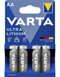 Batterij varta ultra lithium 4xaa