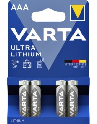 Batterij varta ultra lithium 4xaaa