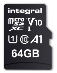 Geheugenkaart integral microsdxc v10 64gb