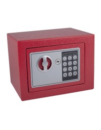 Kluis pavo mini elektronisch 230x170x170mm rood