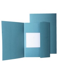 Dossiermap quantore folio 250gr blauw